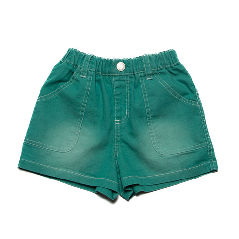 【130/140/150】ハードウォッシュショートパンツ 3524512j